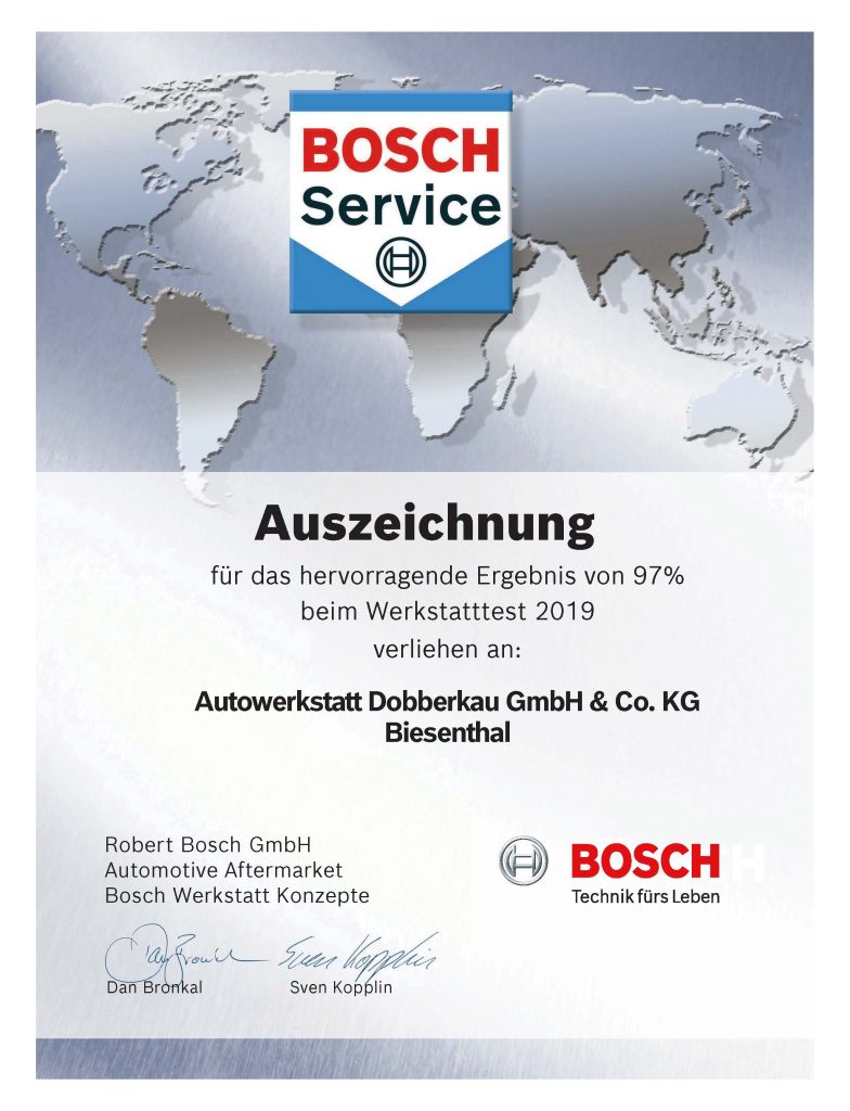 Bosch Urkunde
